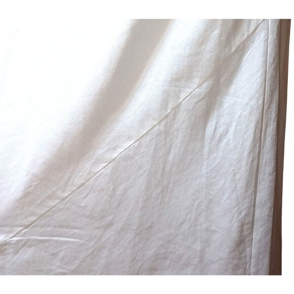 Reformation Cassette Linen Maxi Dress White 10 Bridal Shower Destination Wedding - Picture 5 of 16